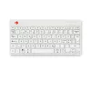 R-Go Tools teclado ergonómico R-Go Compact Break, teclado compacto com software de pausas, QWERTY (NORDIC), Bluetooth, branco