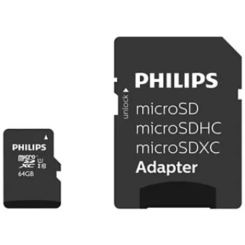 Philips FM64MP45B/00 cartão de memória 64 GB MicroSDXC UHS-I Class 10