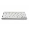 BakkerElkhuizen UltraBoard 950 Wireless US Qwerty, mini, sem fios, Bluetooth, interruptores de tesoura, QWERTY, cinzento claro, branco