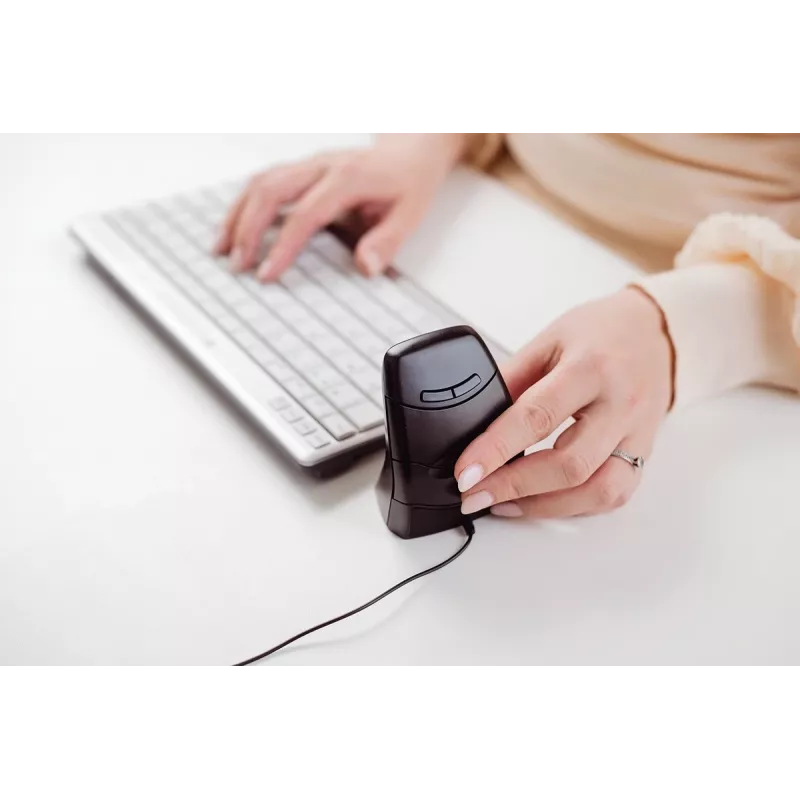 BakkerElkhuizen DXT 3 rato, ambidestro, ótico, USB Type-C, 2400 DPI, preto