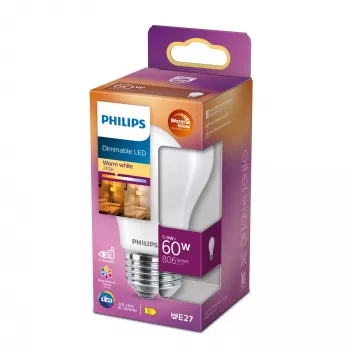 Lâmpada LED Philips Warm Glow E27 806 lm regulável CRI 90