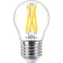 Lâmpada vela filamento LED Philips Filament Candle Clear 3,4 W (470 lm) P45 E27, brilho quente, CRI 90