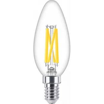 Philips Filament Candle Clear 60W B35 E14, 5,9 W, 60 W, E14, 806 lm, 15000 h, brilho quente