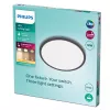 Philips Functional Plafond 18W 2700K 1500 lm LED de superfície regulável preto