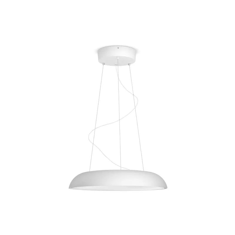 Lâmpada de suspensão inteligente Philips Hue White Ambience Amaze – Bluetooth, 24 V, 434 × 77 mm, branco