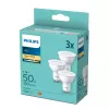 Philips Spot 50W PAR16 GU10 x3 4,7W branco quente 380lm 15000h