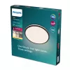 Plafonier Philips Functional Ozziet 18 W LED, redondo, preto, lâmpadas fixas integradas, 220–240 V
