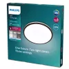 Plafonier Signify Philips Functional Ozziet, LED 22 W, redondo 400 mm, preto, lâmpadas não substituíveis
