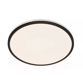 Plafonier Philips Ozziet 36 W LED, redondo 500×55 mm, preto, módulo LED não substituível