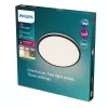 Plafonier Philips Ozziet 36 W LED, redondo 500×55 mm, preto, módulo LED não substituível
