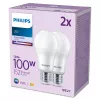 Lâmpada Philips 100W A67 E27 x2, 13 W, 100 W, E27, 1521 lm, 15000 h, branco frio