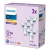 Philips Spot 50W PAR16 GU10 x3, 4,6 W, 50 W, GU10, 355 lm, 15000 h, branco quente