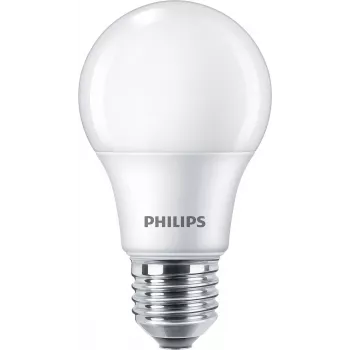 Lâmpada Philips 60W A60 E27 x6, 8 W, 60 W, E27, 806 lm, 15000 h, branco quente