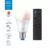 WiZ Bulb 8W (equiv. 60W) A60 E27 x1 + comando, lâmpada inteligente, Wi-Fi/Bluetooth, branco, Wi-Fi 4 (802.11n), 802.11b, 802.11g, LED, E27
