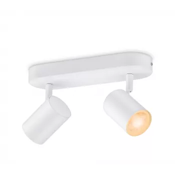 WiZ IMAGEO projetor orientável 2, luz de teto inteligente, Wi-Fi/Bluetooth, branco, Wi-Fi 4 (802.11n), 802.11b, 802.11g, LED, metal