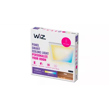 Luz de teto inteligente Signify WiZ Panel Ceiling 12 W quadrado, 12 W, Wi‑Fi, 300×300×42 mm, branco