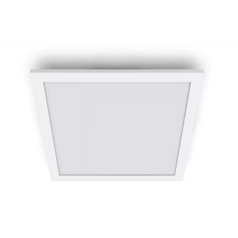 Luz de teto inteligente Signify WiZ Panel Ceiling 12 W quadrado, 12 W, Wi‑Fi, 300×300×42 mm, branco