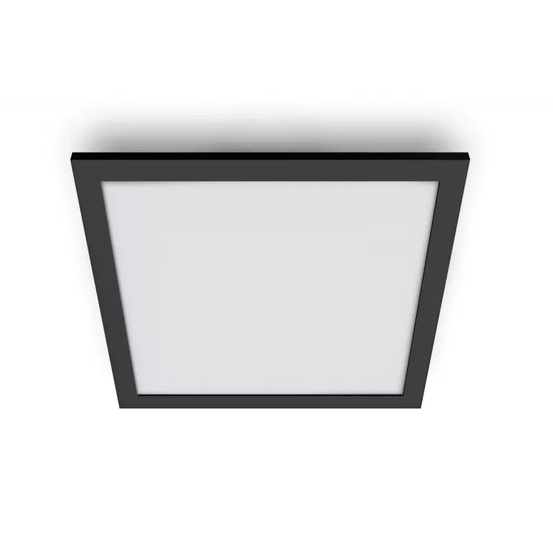 Painel LED de teto/sobrepor Signify WiZ A Bluetooth 12 W 300×300×42 mm preto 220–240 V