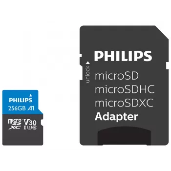 Philips FM25MP65B/00 cartão de memória 256 GB MicroSDXC UHS-I Classe 3