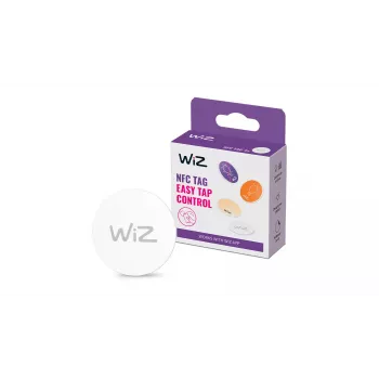 WiZ NFC Tag 4 unid., sem fios, NFC, branco, IP20, plástico, não necessário