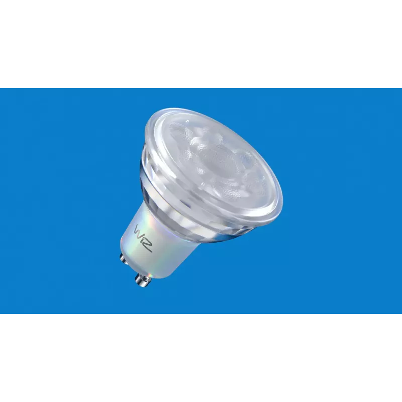 Lâmpada inteligente WiZ Spot 50 W PAR16 GU10 Wi-Fi Bluetooth branco