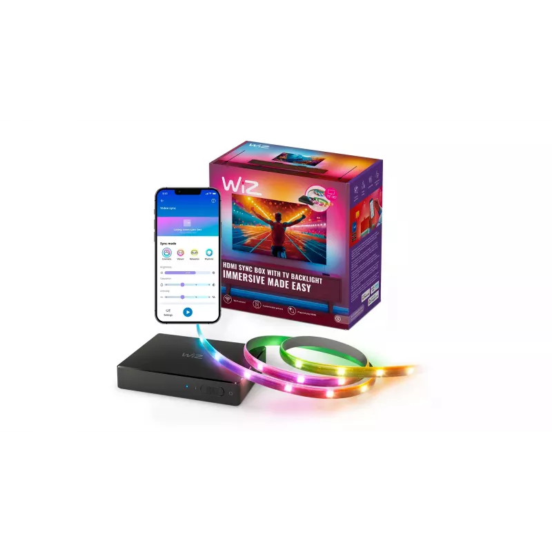 WiZ HDMI Sync Box kit de iniciação para TVs de 75-85 polegadas