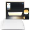 Philips Aurelle painel quadrado, candeeiro de teto inteligente, Bluetooth/Zigbee, branco, LED, alumínio, variável