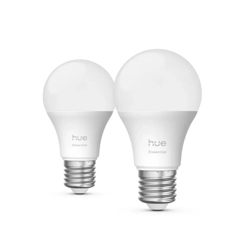 Philips Hue White and colour ambience Essential A60 – lâmpada inteligente E27 – 806 lm – 8W – pack de 2