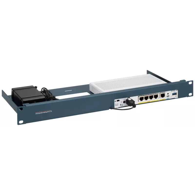 Suporte de montagem Rackmount.IT RM-CI-T21 1U azul 483mm 216mm 44mm