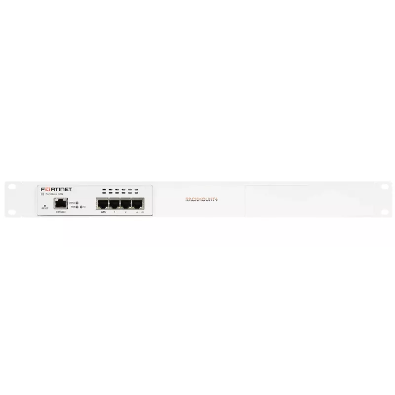 Rackmount IT 1U rackmount para FortiGate 30G Série RM-FR-T28 — 1U, kit de calhas frontais