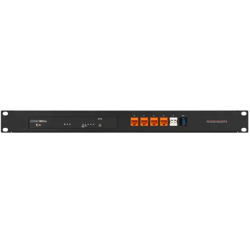 Kit de rackmount 1U para SonicWall TZ80 da rackmount it RM-SW-T14 — kit de montagem 1U para aparelho SonicWall TZ80