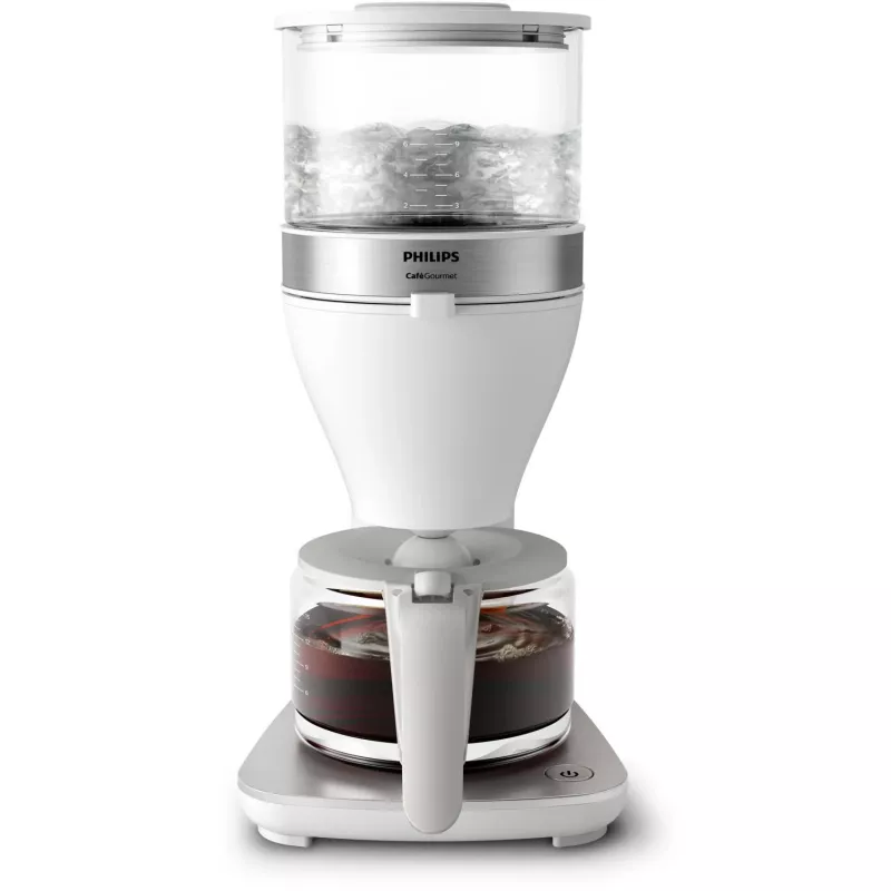 Philips Cafe Gourmet HD5416/00 máquina de café de filtro com jarro de vidro, branco