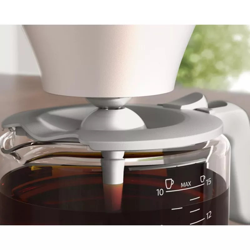 Philips Cafe Gourmet HD5416/00 máquina de café de filtro com jarro de vidro, branco