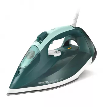 Philips 7000er Serie DST7031/70 Ferro de engomar ferro de engomar a vapor base SteamGlide Plus 2800 W verde, cor menta