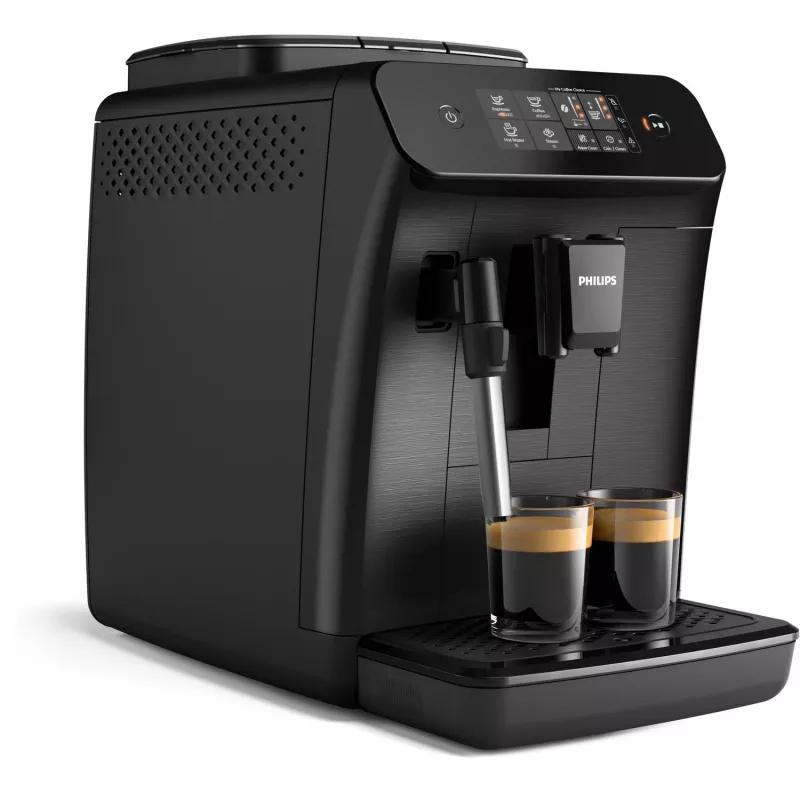 Máquina de café expresso Philips 800 Serie EP0820/00 — automática, depósito 1,8 L, moinho cerâmico integrado 275 g, 15 bar, preto