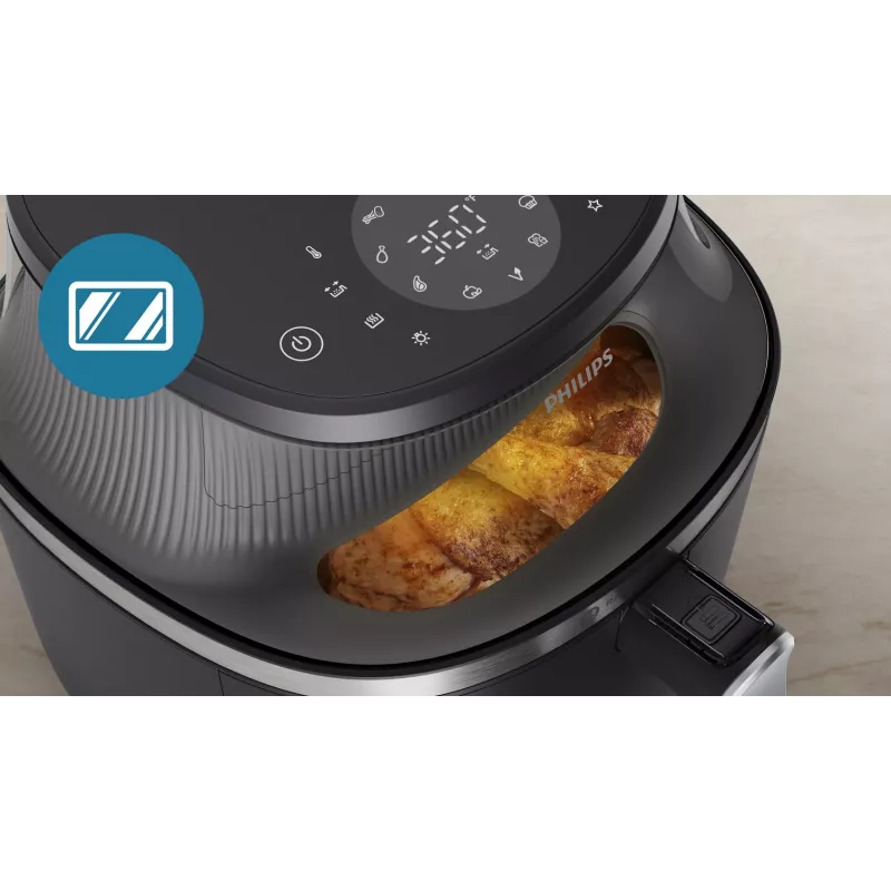 Fritadeira de ar quente Philips 3000 Series Ovi XL NA341/00 – fritadeira de ar quente de bancada RapidAir Plus