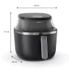 Fritadeira de ar quente Philips 3000 Series Ovi XL NA341/00 – fritadeira de ar quente de bancada RapidAir Plus