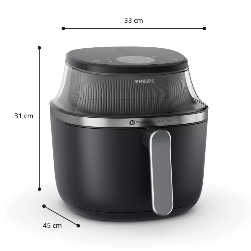 Fritadeira de ar quente Philips 3000 Series Ovi XL NA341/00 – fritadeira de ar quente de bancada RapidAir Plus