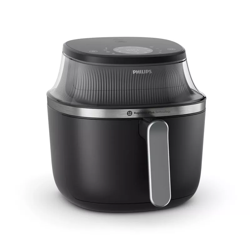 Philips 3000 series NA331/00 Fritadeira individual 6,2 L aparelho de bancada 1700 W fritadeira de ar quente preto, prateado