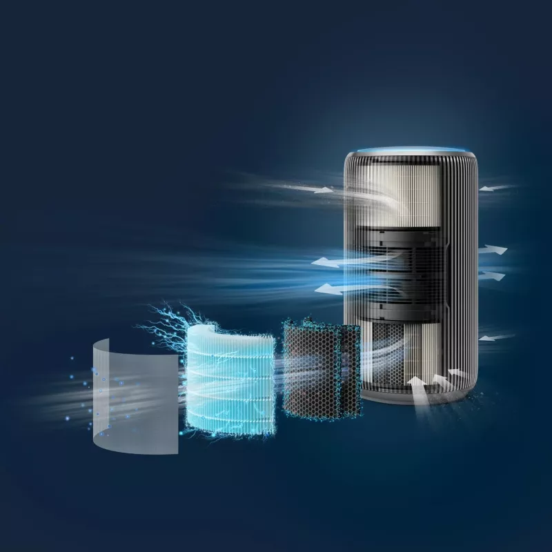 Philips 4200 series Purificador de ar inteligente, 51,5 dB, 600 m³/h