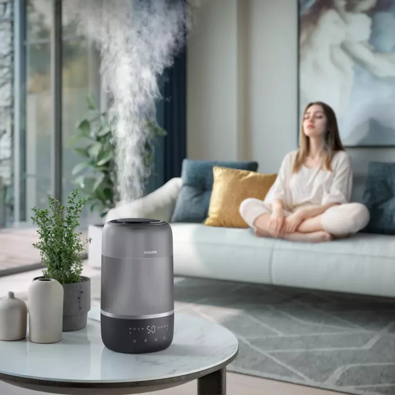 Humidificador ultrassónico Philips HU1510/03 3L preto 19,6W
