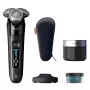 Máquina de barbear rotativa elétrica Philips i9000 X9000/30 — a seco e molhado, SkinIQ, bateria de iões de lítio integrada, estação de carregamento e limpeza