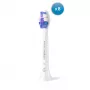 Cabeças de escova de substituição Philips Sensitive HX6058/87 8 unid. branco substituição a cada 3 meses