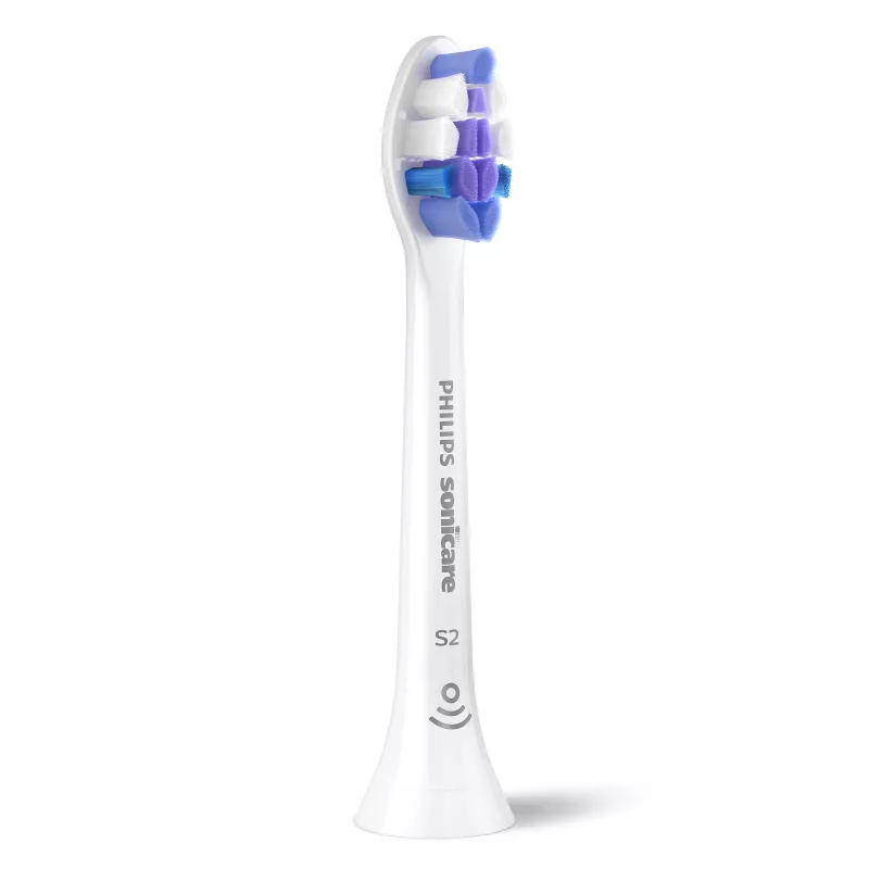 Cabeças de escova de substituição Philips Sensitive HX6058/87 8 unid. branco substituição a cada 3 meses