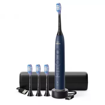 Escova de dentes sónica recarregável Philips Series 7100 HX7423/08 — bateria de iões de lítio integrada, 4 cabeças de escova, Daily Care/Gum Care/Sensitive