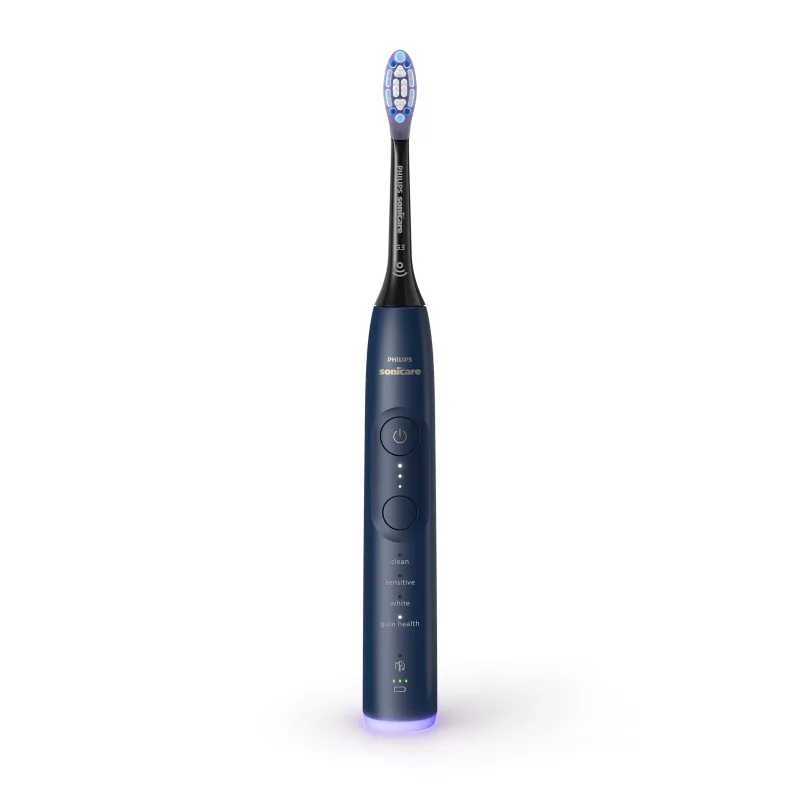 Escova de dentes sónica recarregável Philips Series 7100 HX7423/08 — bateria de iões de lítio integrada, 4 cabeças de escova, Daily Care/Gum Care/Sensitive