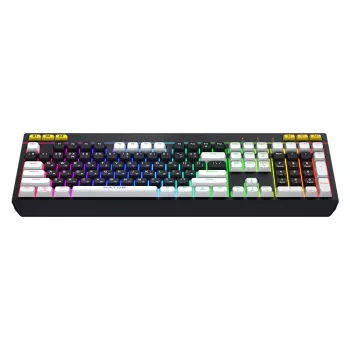 Teclado gaming HATOR Icefall USB QWERTY US English preto RGB LED