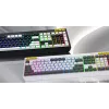 Teclado gaming HATOR Icefall USB QWERTY US English preto RGB LED