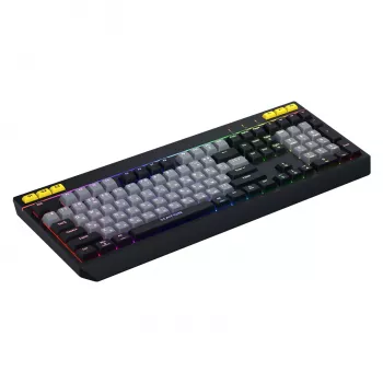 Teclado gaming HATOR Icefall USB QWERTY US English preto RGB LED