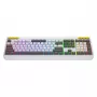 Teclado gaming HATOR Icefall USB QWERTY US English branco tamanho completo RGB LED